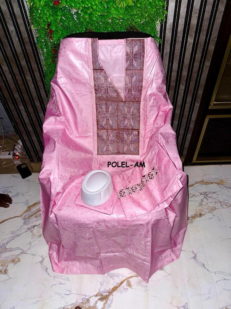 Boubou Africain - Femme - Rose - BINTA - Polel Am