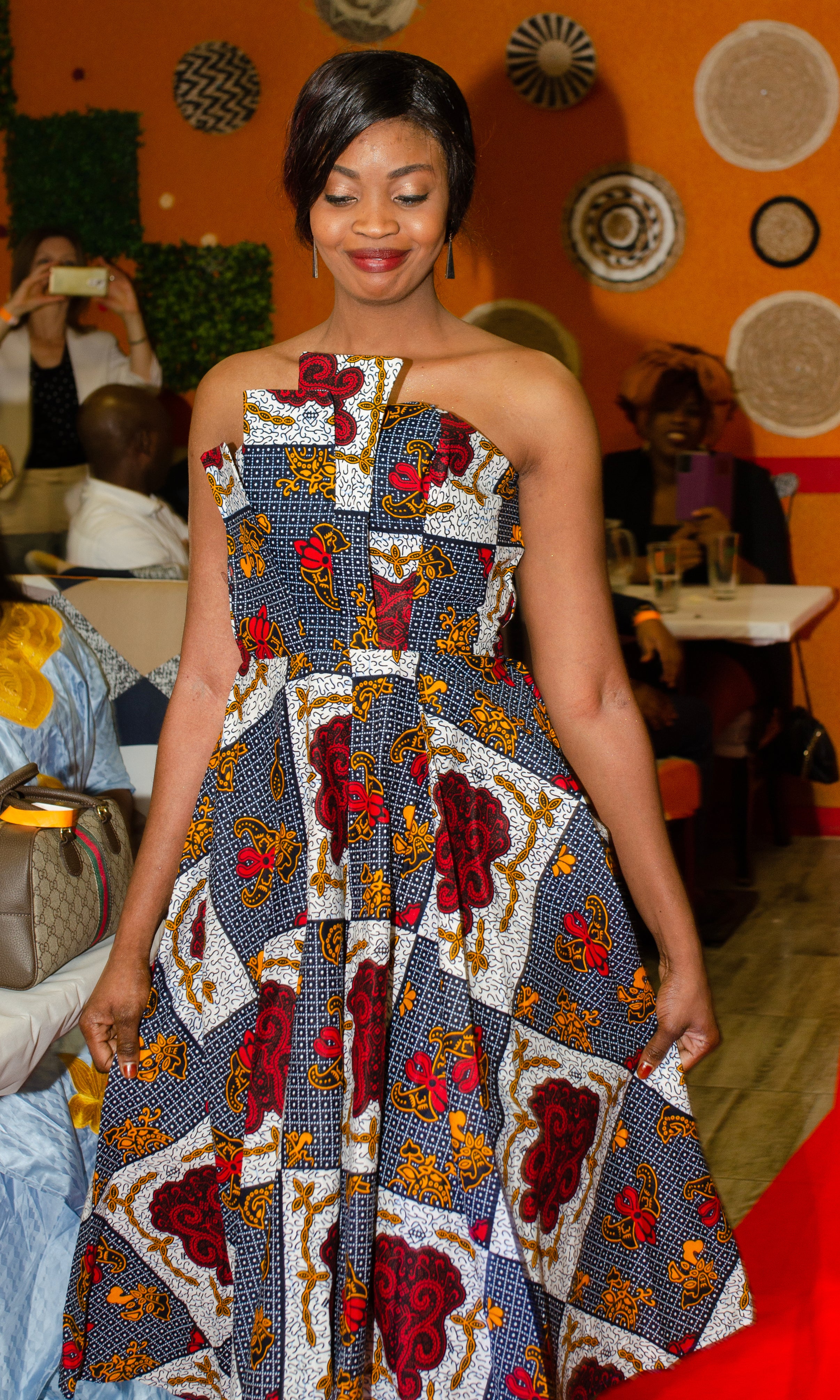 Modele Robe En Pagne Ceremonie De Soirée Modele De Robe Pagne