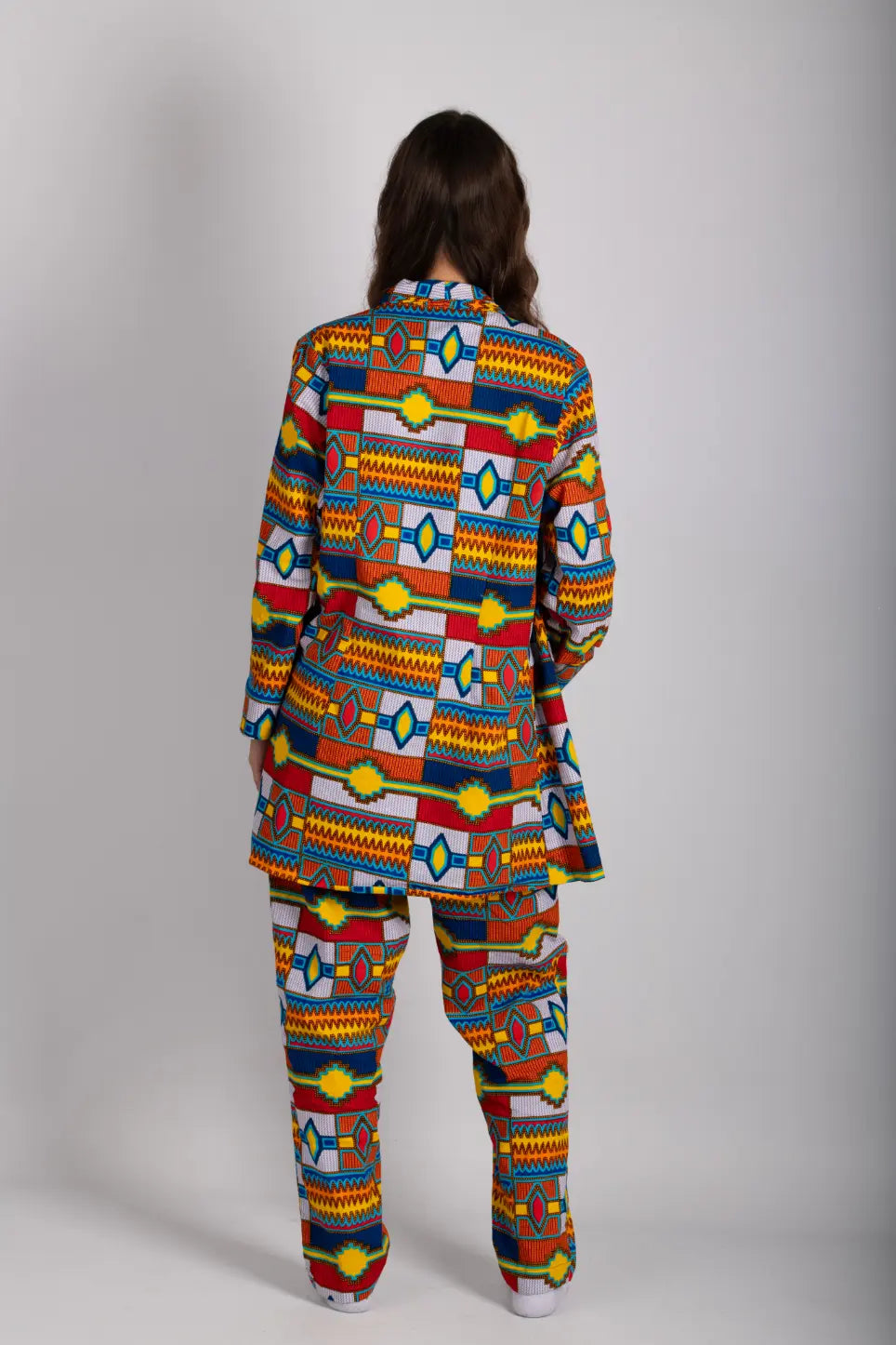 Ensemble coloré imprimé africain tissu wax - POLEL AM