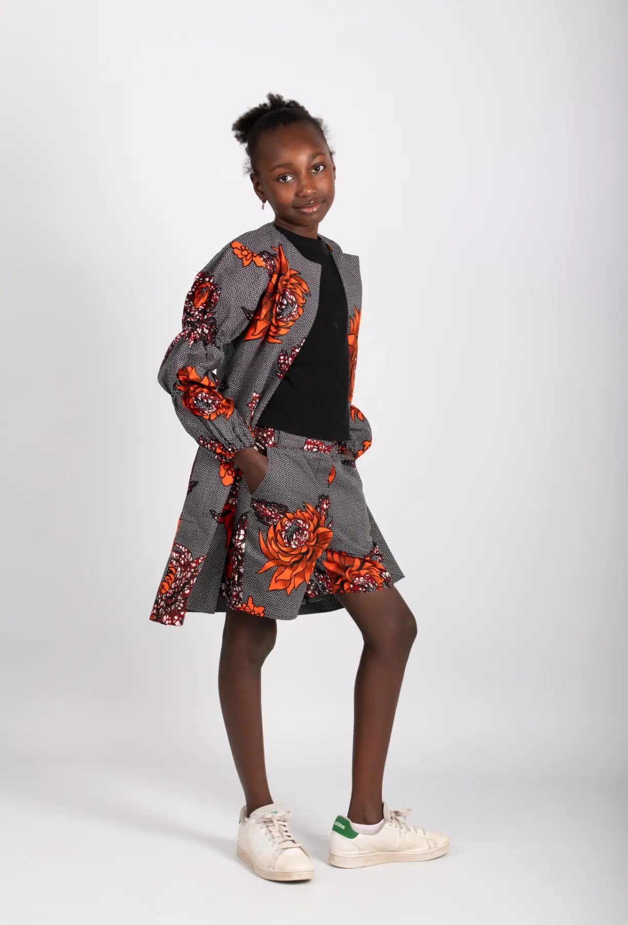 Ensemble enfant imprimé africain tissu wax - POLEL AM