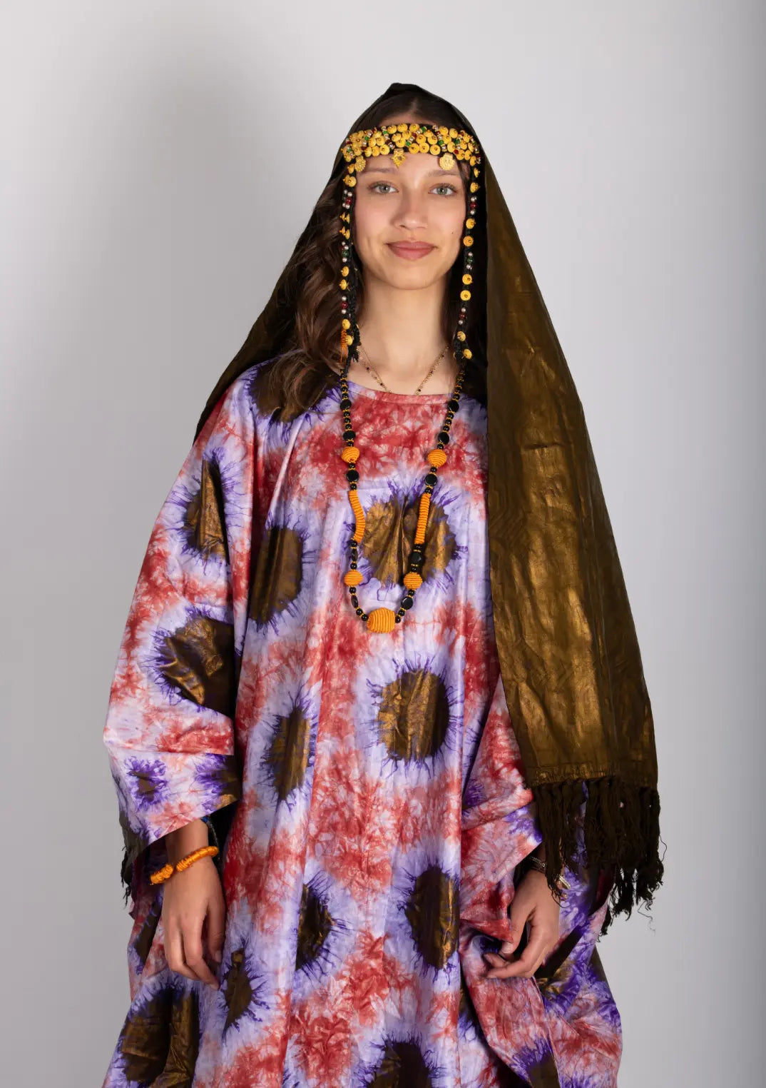 Robe ample femme imprimé africain tissu wax - POLEL AM