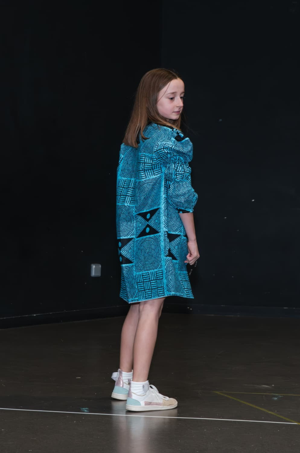 Ensemble chemise longue & short enfant - Tissu Wax - JELANI