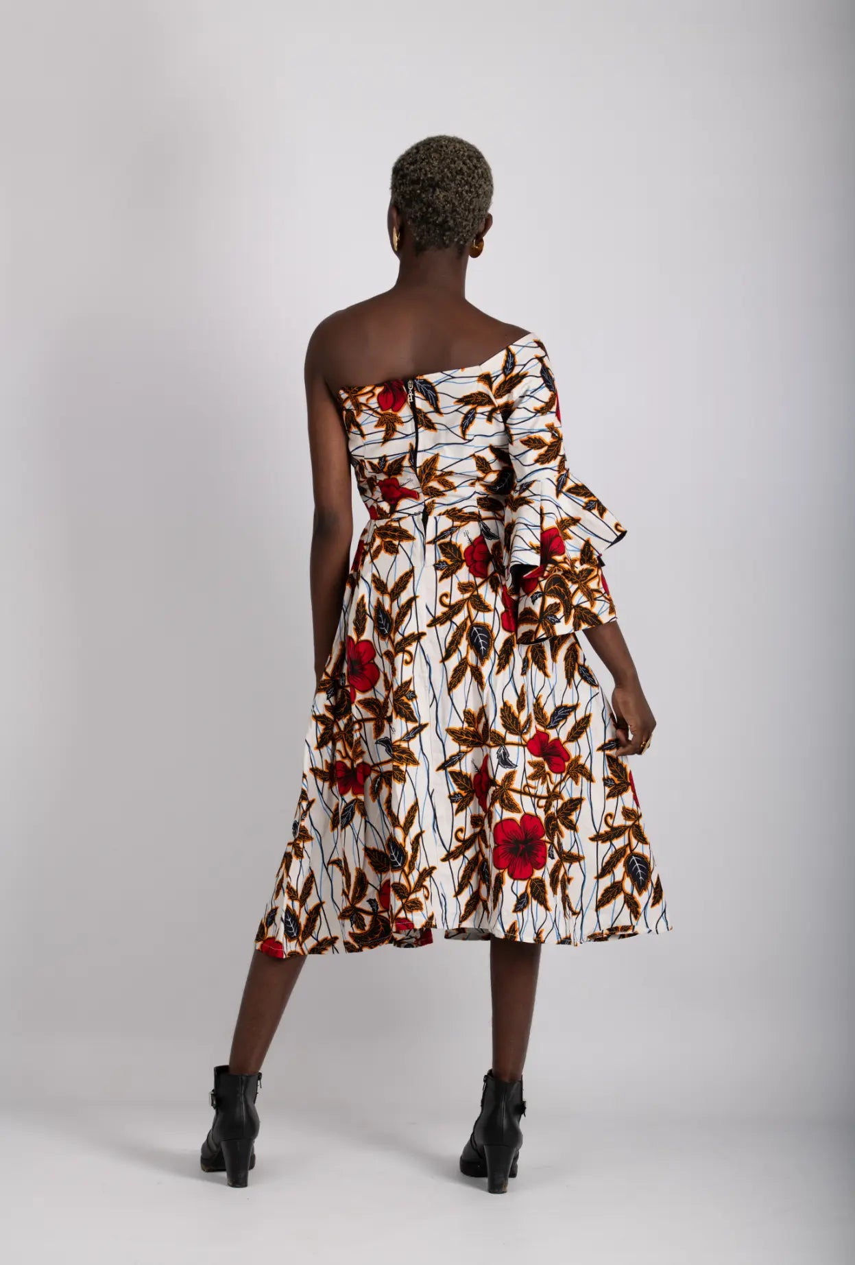 Robe imprimé africain tissu wax - POLEL AM