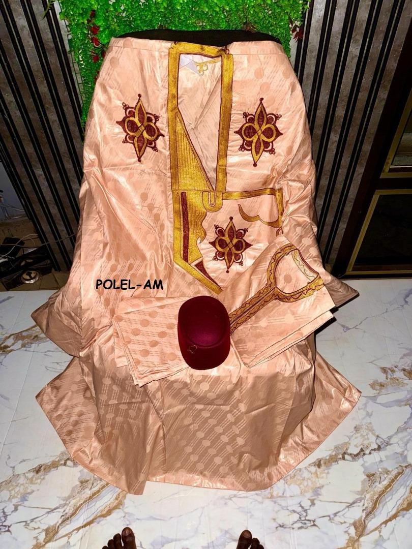 Boubou Africain - Femme - Corail - ZAHARA - Polel Am