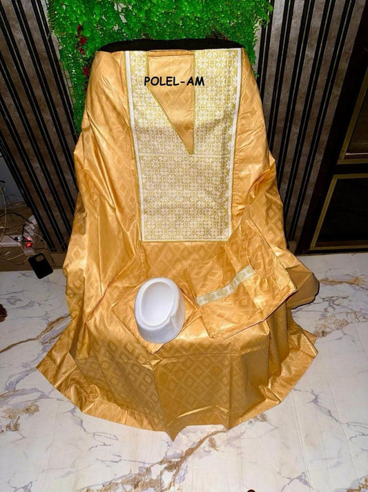 Boubou Africain - Femme - Jaune - FATOUMATA - Polel Am