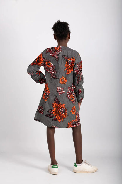 Ensemble enfant imprimé africain tissu wax - POLEL AM