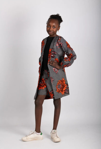 Ensemble enfant imprimé africain tissu wax - POLEL AM