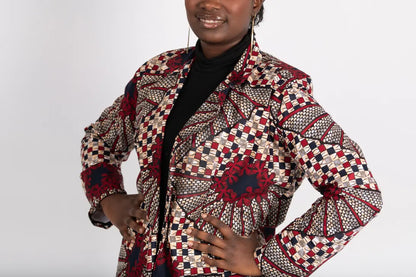 Ensemble femme imprimé africain tissu wax - POLEL AM