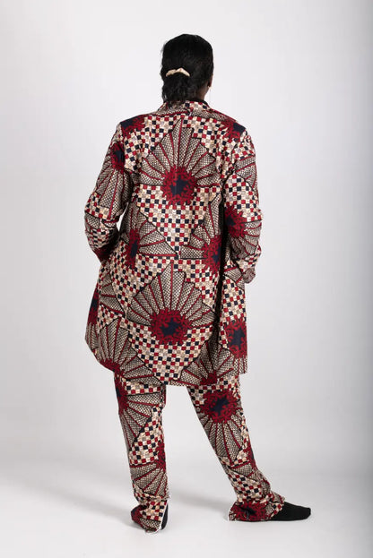 Ensemble femme imprimé africain tissu wax - POLEL AM
