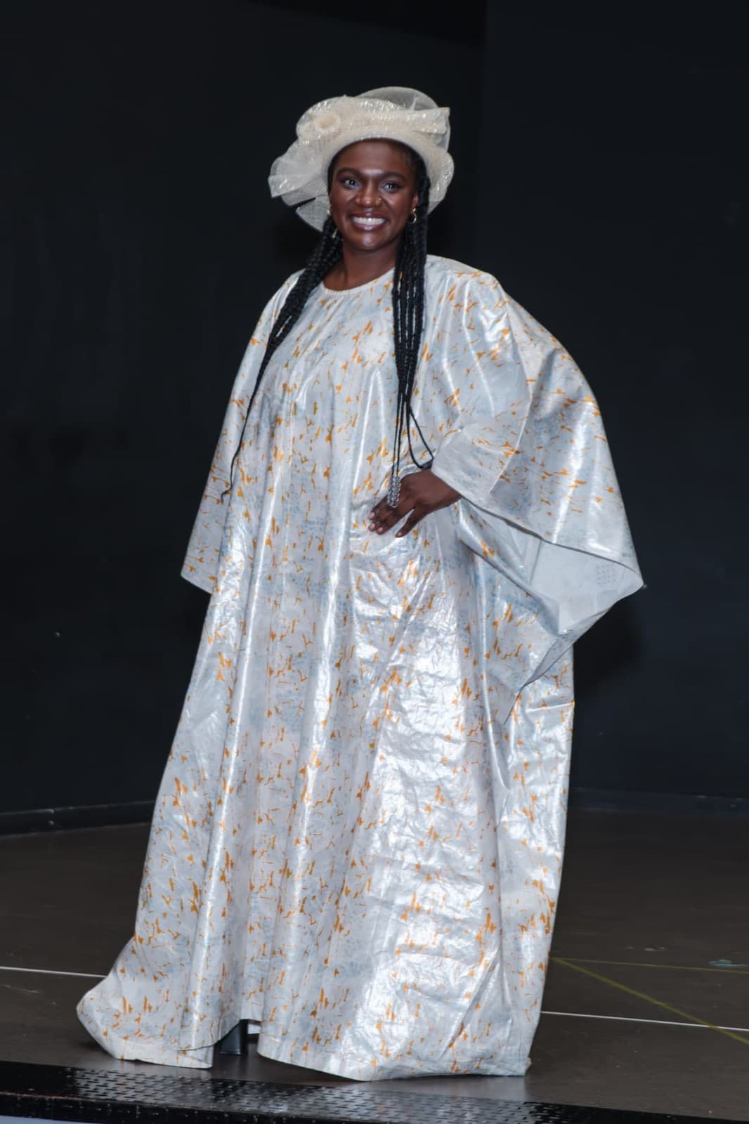 Robe longue Femme - Tissu Wax - PERLE - POLEL-AM