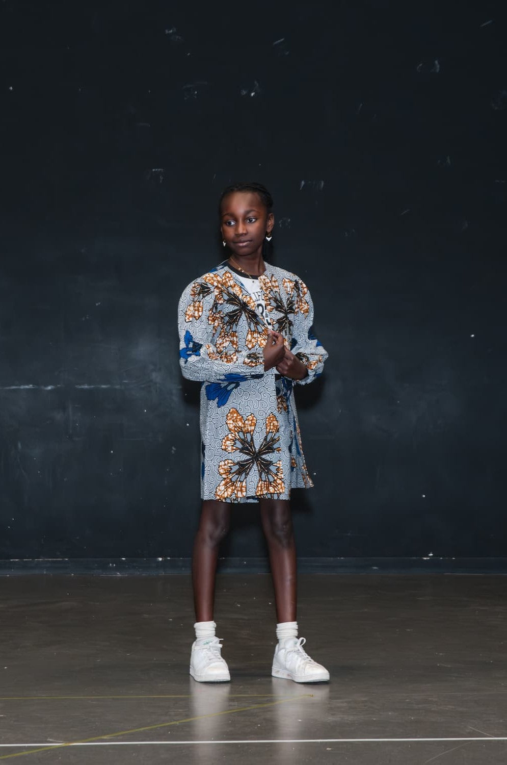 Ensemble chemise longue & short enfant - Tissu Wax - BONGANI - POLEL-AM