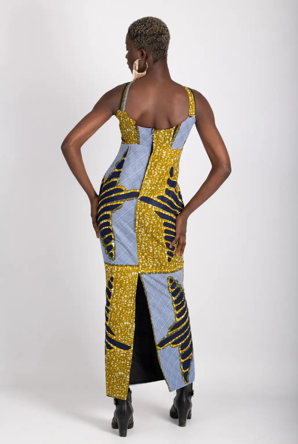 Robe wax imprimé africain - POLEL AM